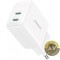 Incarcator Retea Joyroom JR-TCF12 20W 3A 2 x USB-C Alb