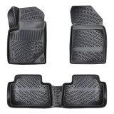 Cumpara ieftin Set covorase auto cauciuc Umbrella pentru Peugeot 407 (2003-2010), TPE, Antiderapante, Bordura 3cm