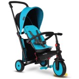 Tricicleta Pliabila 6 in 1 cu Certificare de Carucior si Tehnologie Touch Steering STR3 Albastru, Smart Trike