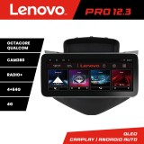 Navigatie Lenovo PRO 12.3" QLED 4G Chevrolet Cruze 2009-2013 Android CarPlay DSP Comenzi Volan DSP Dedicata