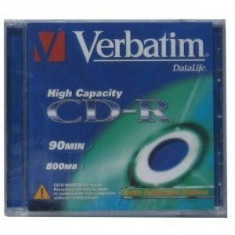 Blank Cd-R Verbatim Datalife 800mb High Capacity Jc (Pret La 1 Buc.) foto