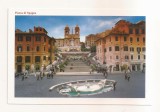 FA160 - Carte Postala - ITALIA - Roma. Piazza di Spagna, necirculata