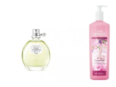 Set 2 buc. Avon: Apa de toaleta Sunshine of Sicilia, 30 ml si Gel de dus Happiness, 720 ml foto