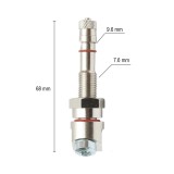 Valva roata camion tubeless metalica 68mm compatibila senzor TPMS