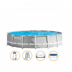 Piscina Familie Cadru Metal Intex 457 x 107cm Pachet Complet + LIVRARE GRATUITA