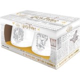 Set 2 Pahare Harry Potter - Ravenclaw &amp; Hufflepuff, Abystyle