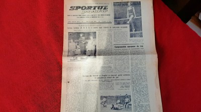 Ziar Sportul Popular 27 05 1957 foto