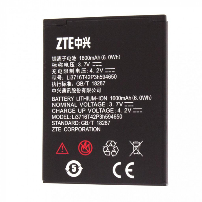 Acumulator OEM ZTE Li3716T42P3H594650