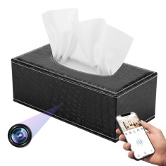 Camera Spionaj in Suport servetele iUni IP73, Wi-Fi, Full HD, Vizualizare Live pe telefon