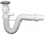 Sifon Flexibil Cu Ventil Si Rac.Ms Texo / 30/40Mm - 62Mm
