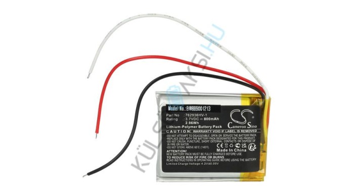 Baterie de &icirc;nlocuire pentru căști fără fir VHBW pentru Bose 762936HV-1 - 800 mAh 3,7 V Li-polimer