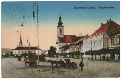 1915 - Sighetu Marmației, centru (jud. Maramures) foto