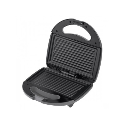 Sandwich Maker Floria, putere 800 W, indicator luminos, placi care nu se lipesc, Negru foto