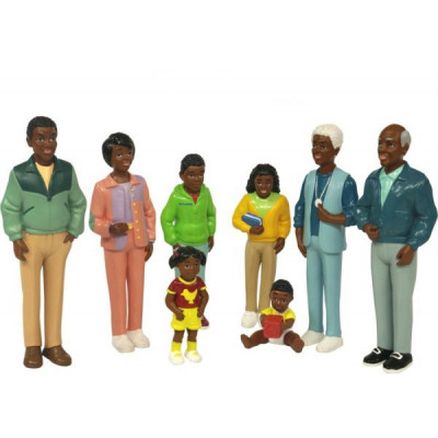 Figurine familie africana Miniland foto