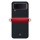 Husa pentru samsung galaxy z flip4 spigen compoty, ladybug