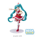 Hatsune Miku Luminasta PVC Statue Hatsune Miku Christmas 2023 20 cm, Sega
