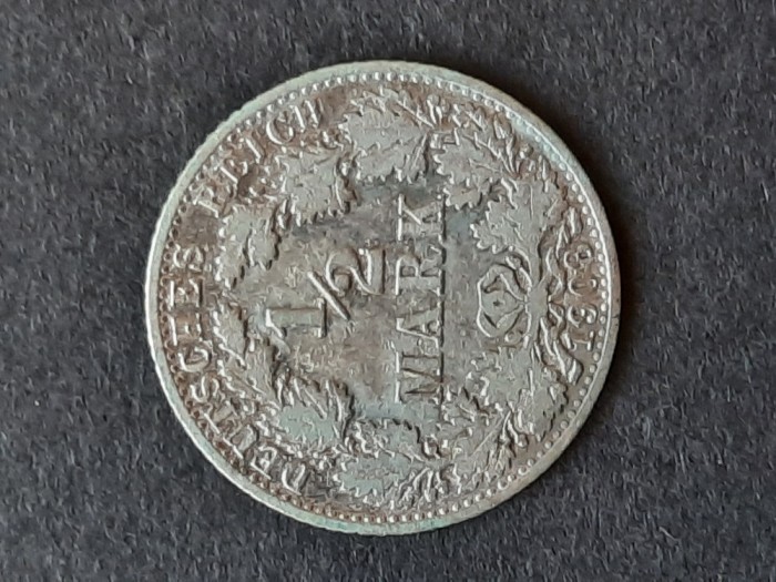 1/2 Mark 1908, litera A, Germania - B 5885