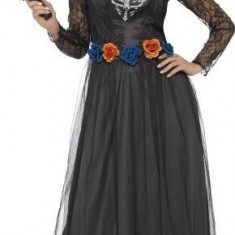 Costum Day of The Dead Mireasa Neagra M