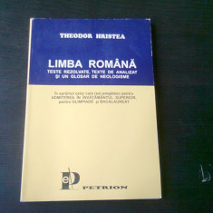 LIMBA ROMANA- THEODOR HRISTEA