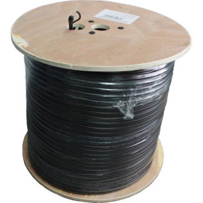 Cablu coaxial RG6 cu sufa 75R cupru ecranat cu folie Al +fire CUPRU 48x0.12mm Well foto