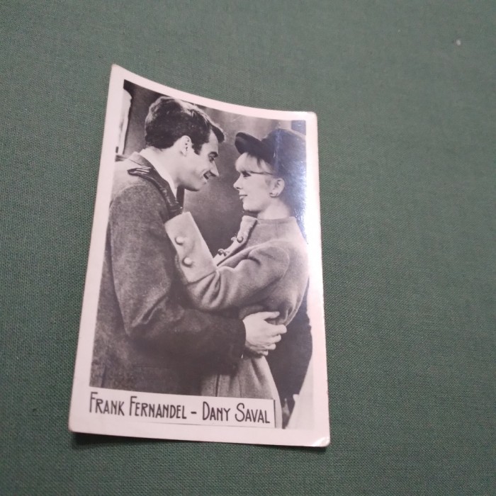 FOTO TIP 9/6CM COOPERATIVA FOTOGRAFIA FRANK FERNANDEL/DANY SAVAL DE COLECTIE