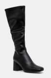 Steve Madden cizme Hauler femei, culoarea negru, cu toc drept, SM11003358