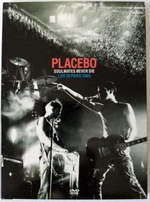 PLACEBO Soulmates Never Die Live Paris 2003 21 piese DVD Concert flyer F22 foto