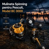 Mulineta Spinning pentru Pescuit, Model BC 3000