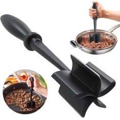 Tocator de Carne Manual, Cyrax, cu Lama pentru Tocarea si Amestecarea Carnii, 28x6cm, cu 5 Lame Curbate, Rezistent la Caldura, Multifunctional, Plasti