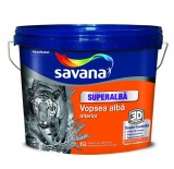 Vopsea superlavabila pentru interior super alba 3D ACTIV, Alb, Savana, cu rezistenta la mucegai