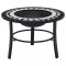 vidaXL Vatră de foc cu mozaic, negru și alb, 68 cm, ceramică 46721