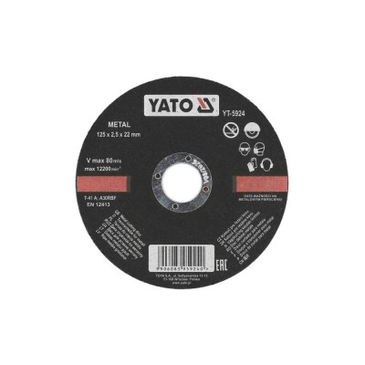 Disc debitat metale 125x2.5x22mm Yato YT-5924 foto