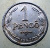 1.221 UNGARIA WWII 1 PENGO 1942, Europa, Aluminiu