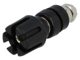 Soclu Banană 4mm 30A Negru Nichelat, CLIFF