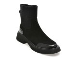 Ghete GRYXX negre, 5403, din piele intoarsa