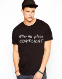 Tricou barbati negru - Mie-mi place complicat - XL