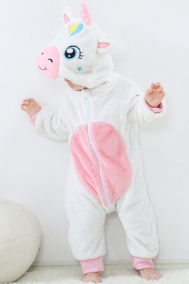 CLD148-25 Pijama kigurumi pentru bebelusi tip salopeta din material maole si pufos foto