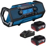 Bosch GPB 18V-2 C + 1600A019S0 - Radio + Set 2 acumulatori si incarcator Li-Ion 18 V 4 Ah