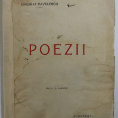 POEZII de CINCINAT PAVELESCU , BUC. 1911 * COPERTA UZATA