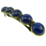 Clama de par vintage cu lapis lazuli