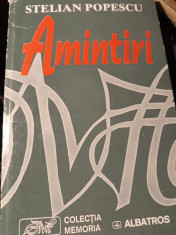 AMINTIRI - STELIAN POPESCU, ED ALBATROS, 2000, 422 PAG foto