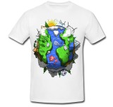Cumpara ieftin Tricou &quot; Earth cartoon &quot;