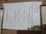 BREVET MERITUL MILITAR Semnat DE NICOLAE CEAUSESCU .