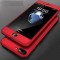 Husa Apple iPhone 8 Plus, FullBody Elegance Luxury Rosu, acoperire completa 360 grade cu folie de sticla