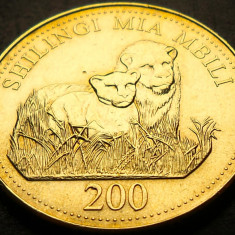 Moneda exotica 200 SHILINGI - ZANZIBAR (TANZANIA), anul 1998 * cod 2975