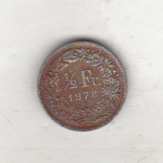 bnk mnd Elvetia 1/2 franc 1978
