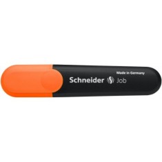 Set 10 Textmarkere Schneider Job, Varf Tesit si Scriere de 1-5 mm, Cerneala pe Baza de Apa, Culoare Portocaliu Fluorescent, Evidentiator, Accesorii Bi foto