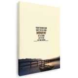 Tablou mesaj motivational despre minte, crem 1499 Tablou canvas pe panza CU RAMA 70x100 cm