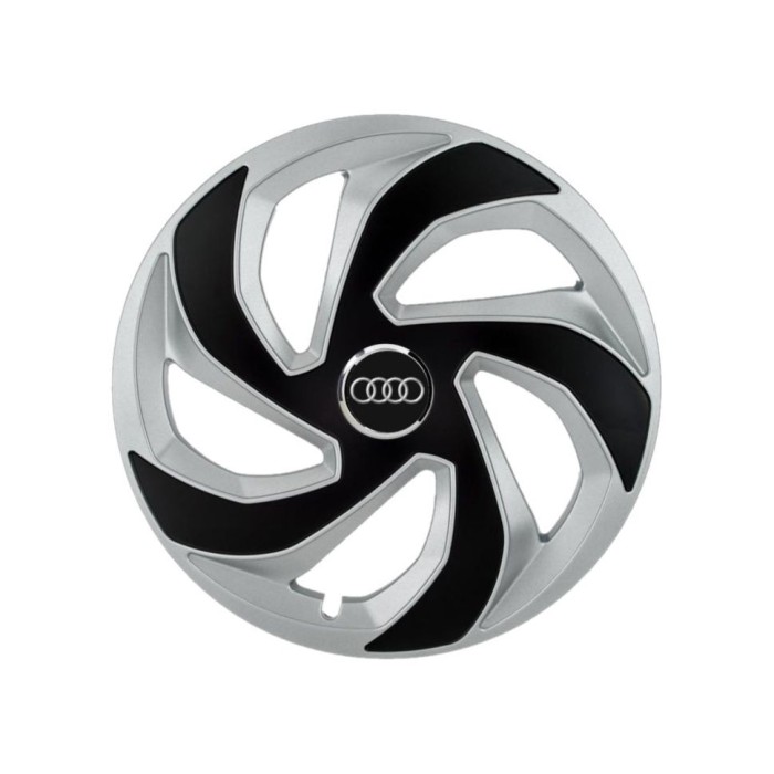 Set 4 capace roti Rex Gri-Negru R16 Compatibil Cu Audi
