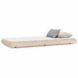 Cadru de pat, 90x190 cm, lemn masiv de pin